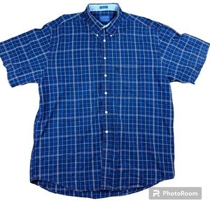 Pendleton Mens Button Up Short Sleeve Plaid Shirt